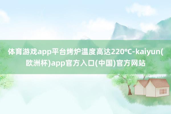 体育游戏app平台烤炉温度高达220℃-kaiyun(欧洲杯)app官方入口(中国)官方网站